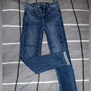 American Eagle Outfitters Dark Blue Skinny Jeans